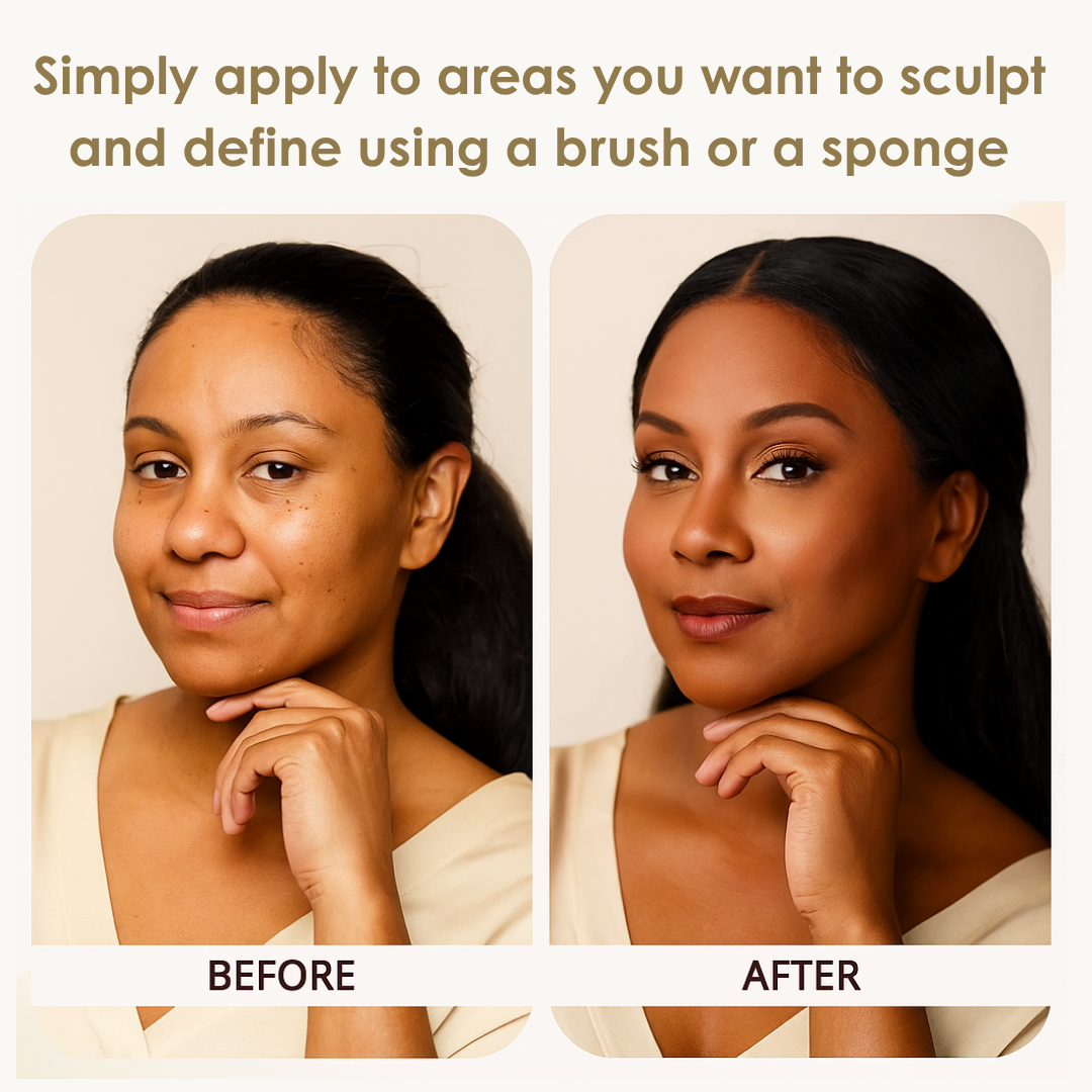 Corrective Contour Shade Kit – Custom-Blended Contour for Dark Skin Tones