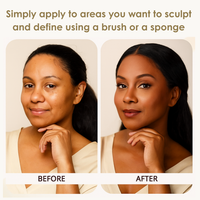 Corrective Contour Shade Kit – Custom-Blended Contour for Dark Skin Tones