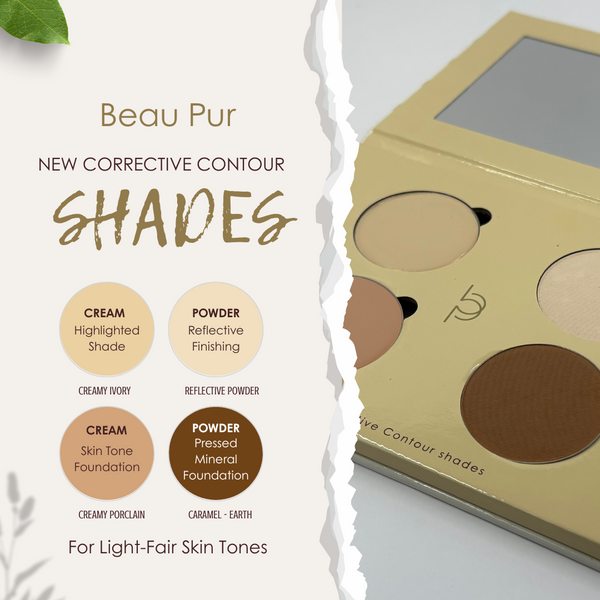 Corrective Contour Shade Kit – Custom-Blended Contour for Fair/Light Skin Tones