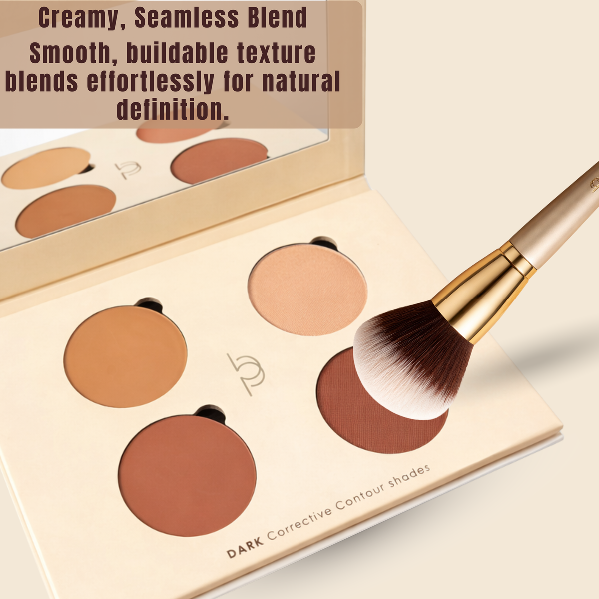 Corrective Contour Shade Kit - Custom-Blended Contour for Dark Skin Tones