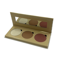 On The Go - Custom-Blended 3 Pan Shades - Touch Up For All Skin Tones
