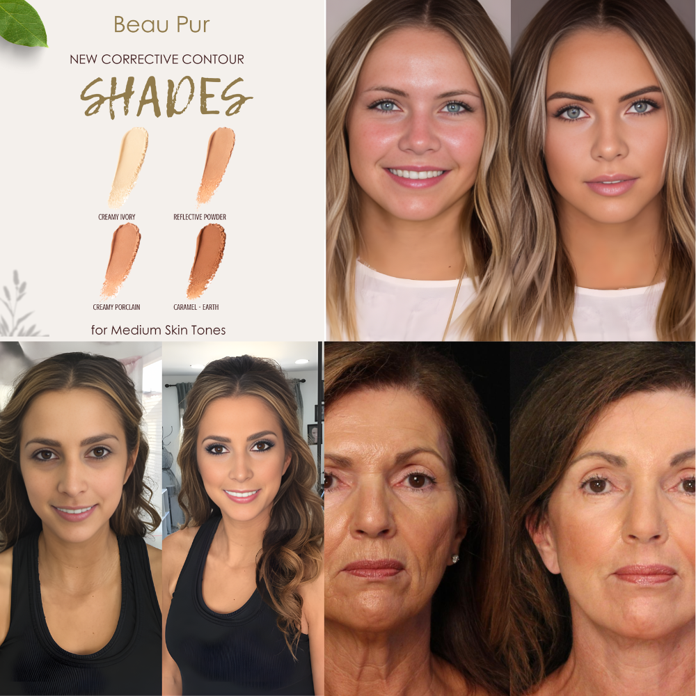 Corrective Contour Shade Kit - Custom-Blended Contour for Medium/Tan Skin Tones