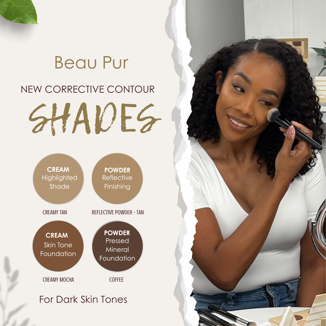 Corrective Contour Shade Kit – Custom-Blended Contour for Dark Skin Tones