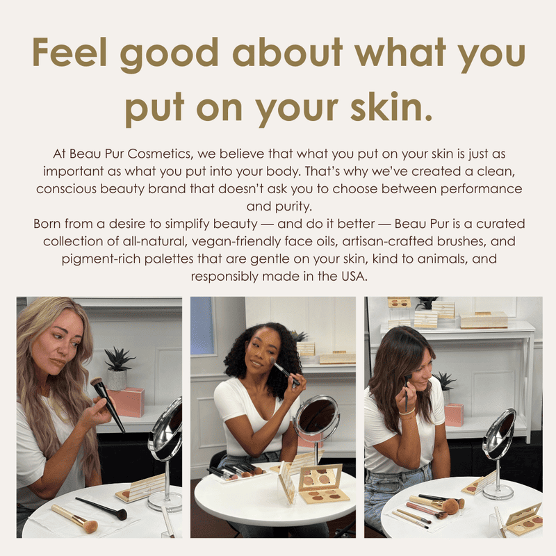 On The Go - Custom-Blended 3 Pan Shades - Touch Up For All Skin Tones